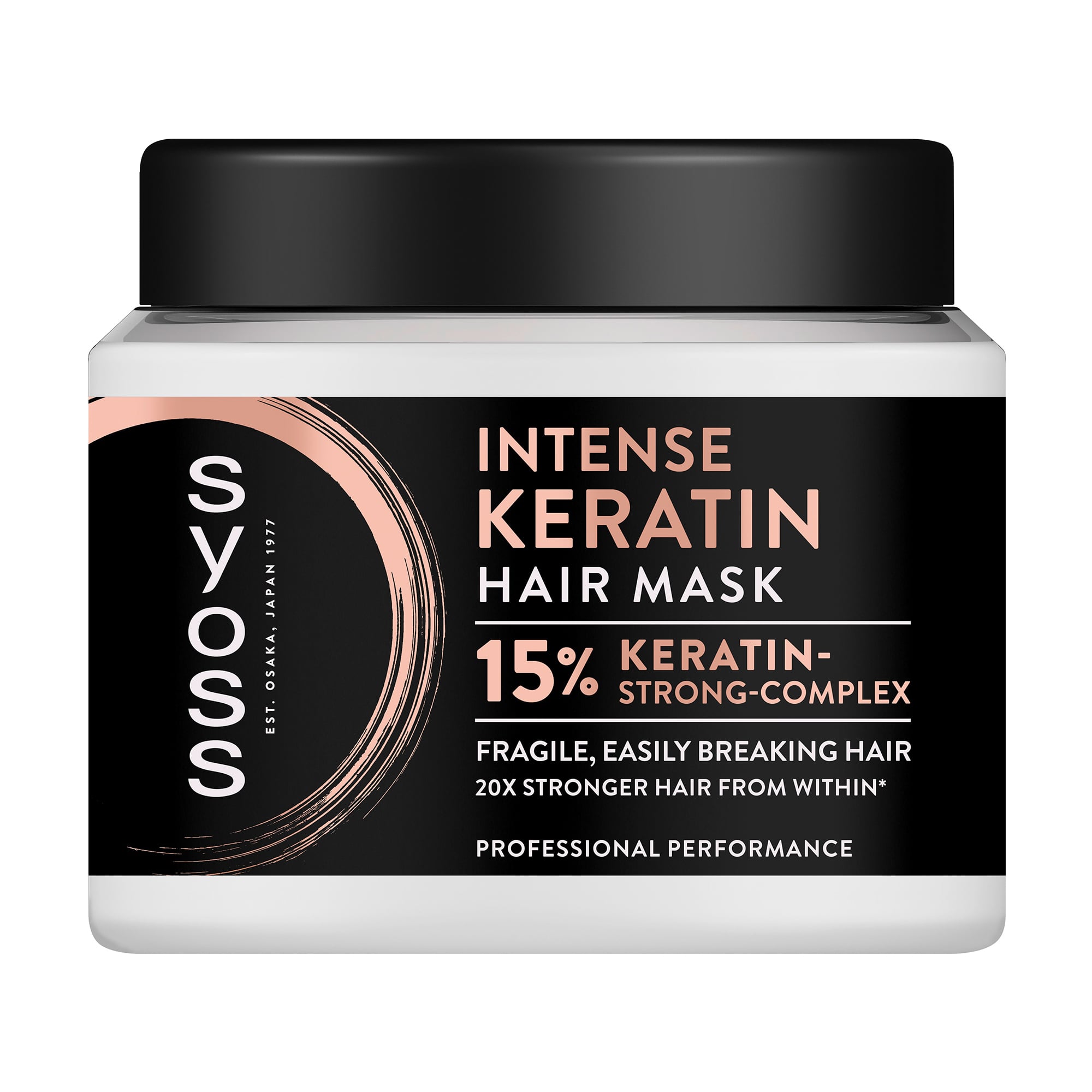 Маска SYOSS Intense Keratin Hair Mask для ламкого волосся, 400 мл